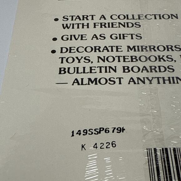 MINT NOS 1983 Hallmark Scratch ’N Sniff Stickers - Strawberry Scent/Theme - Picture 11 of 14